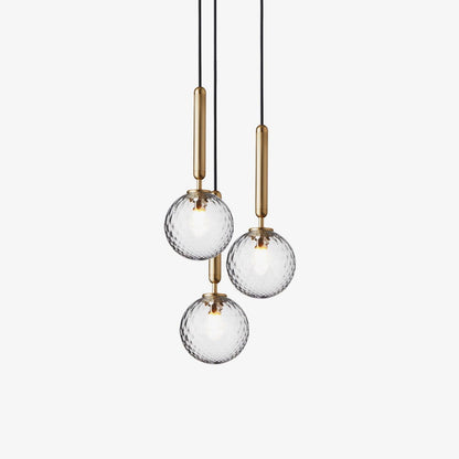 Scandiluxe Brass Pendant Swag Light