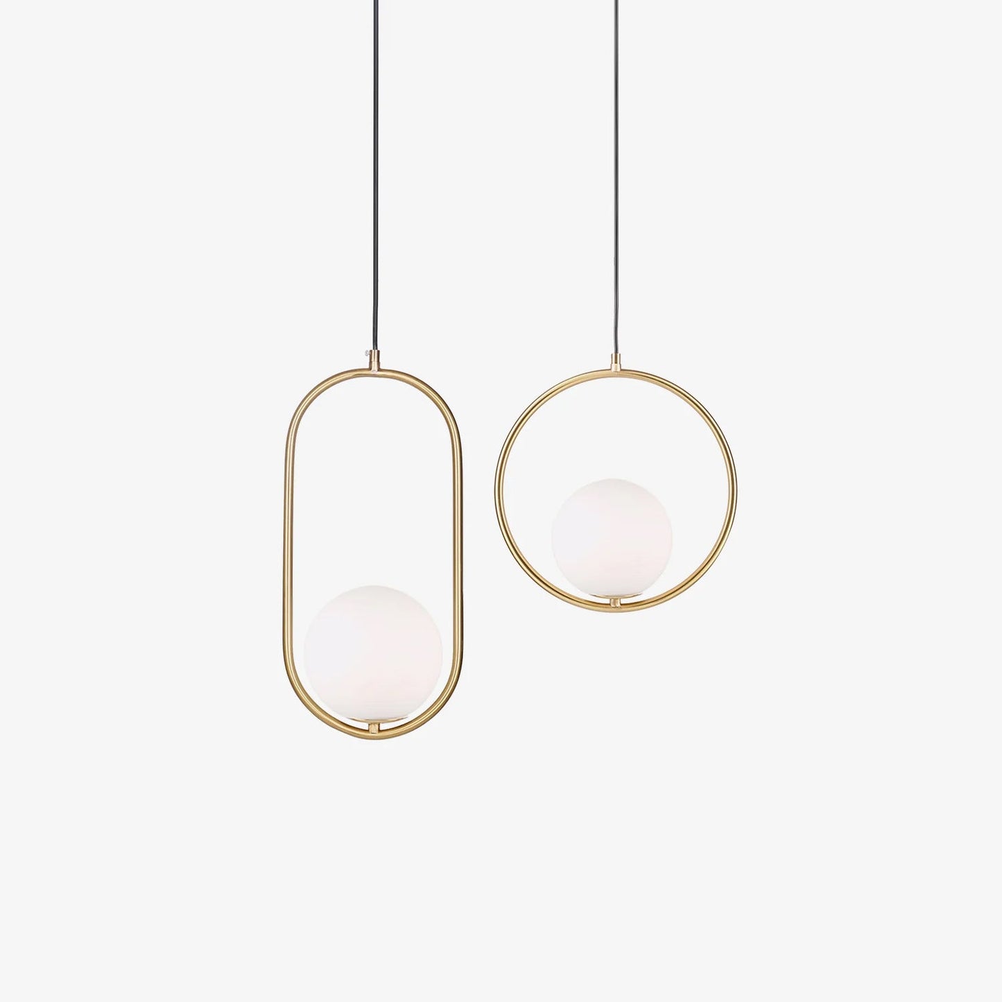 Mila Brass Pendant Swag Light