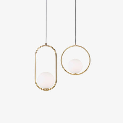 Mila Brass Pendant Swag Light