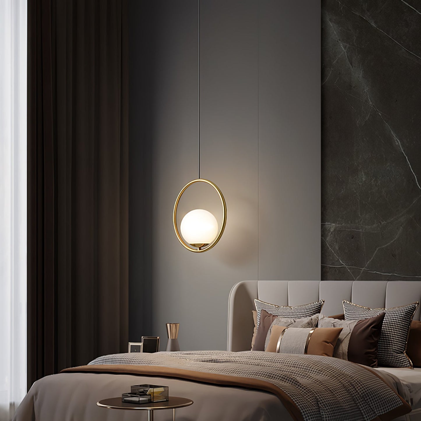 Mila Brass Pendant Light