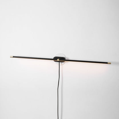 Minimalist Linear Plug-in Wall Lamp