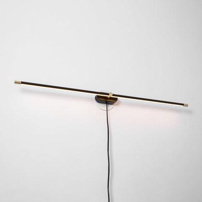 Minimalist Linear Plug-in Wall Lamp
