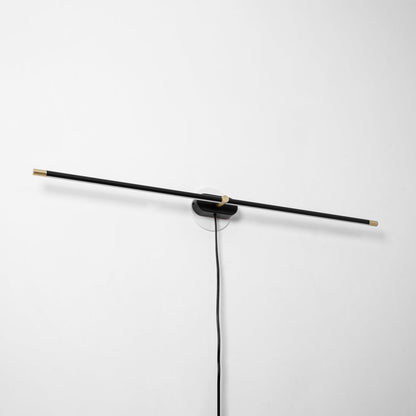 Minimalist Linear Plug-in Wall Lamp
