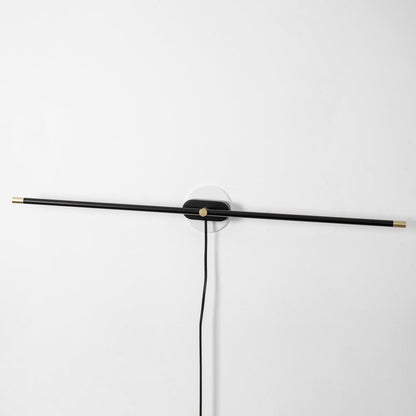 Minimalist Linear Plug-in Wall Lamp