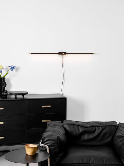 Minimalist Linear Plug-in Wall Lamp