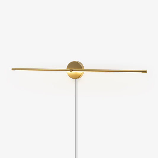 Minimalist Linear LED Plug-in Wall Lamp