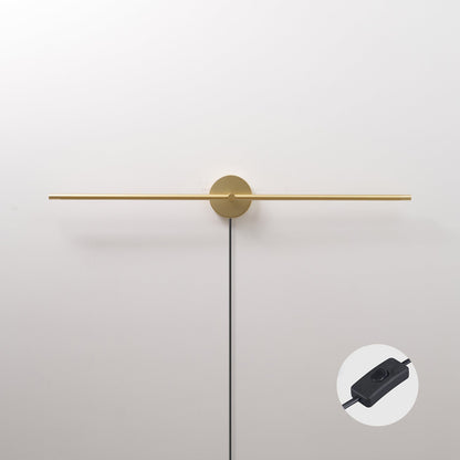 Minimalist Linear LED Plug-in Wall Lamp