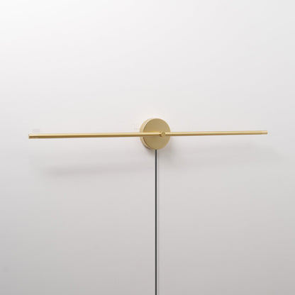 Minimalist Linear LED Plug-in Wall Lamp