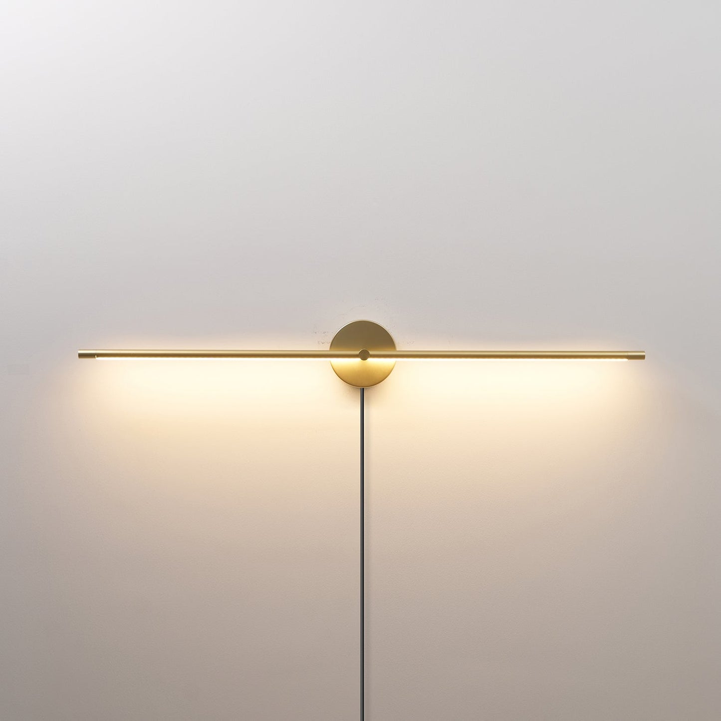 Minimalist Linear LED Plug-in Wall Lamp