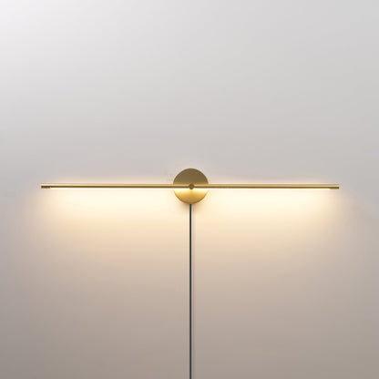 Minimalist Linear LED Plug-in Wall Lamp