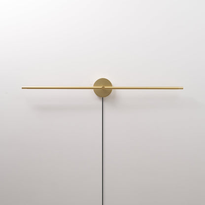 Minimalist Linear LED Plug-in Wall Lamp