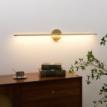 Minimalist Linear LED Plug-in Wall Lamp