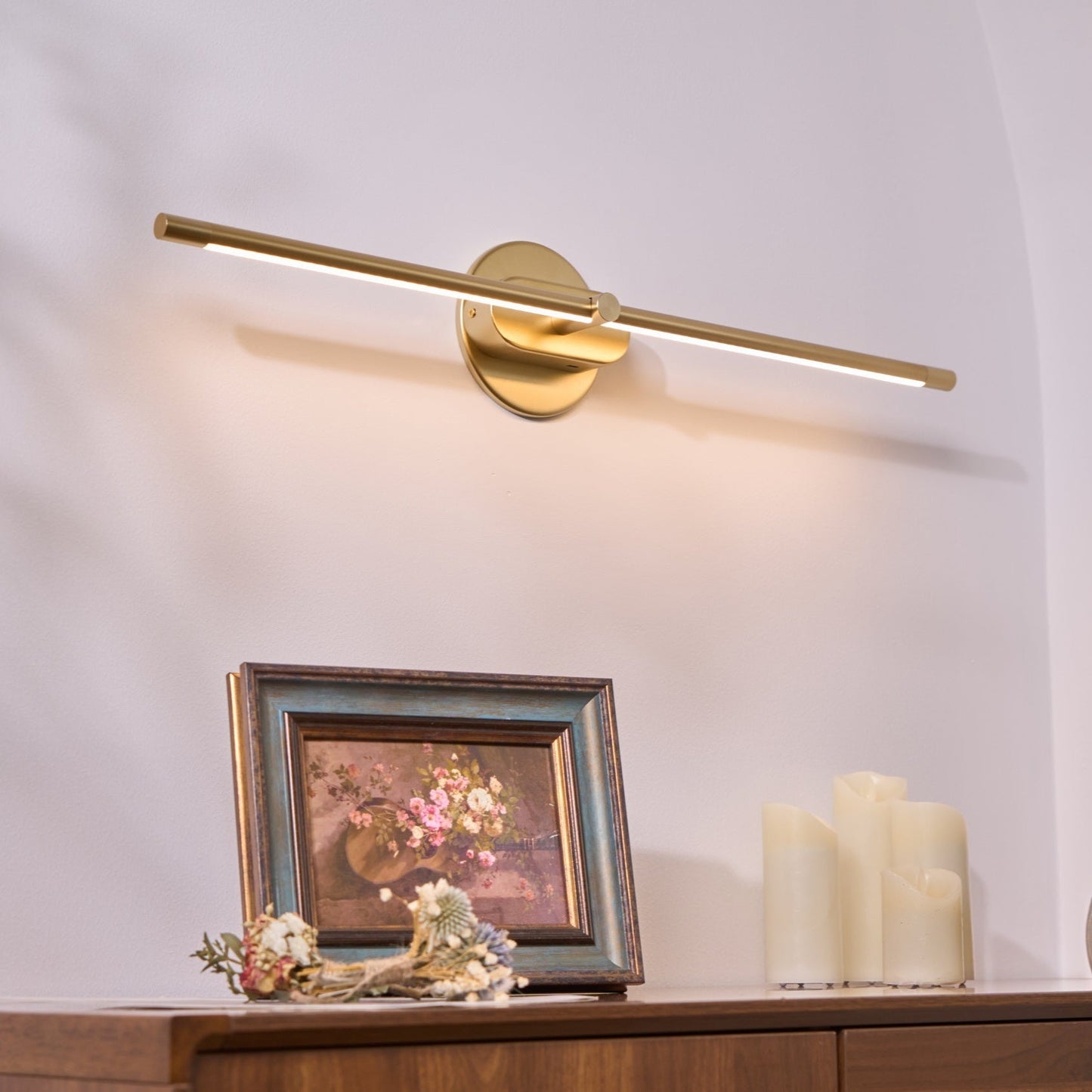 Minimalist Linear Rechargeable Wall Lamp