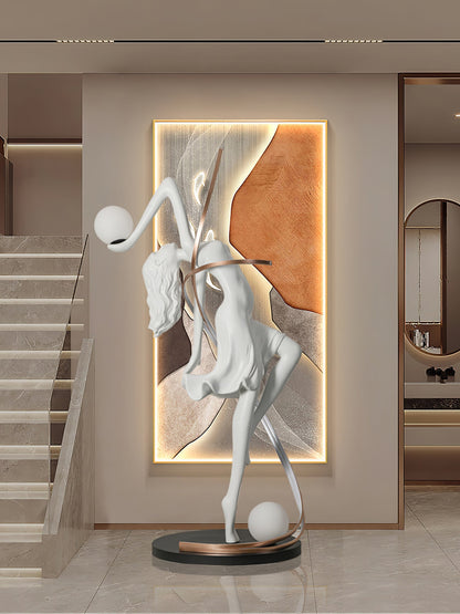 Misha Goddess Statue Floor Lamp