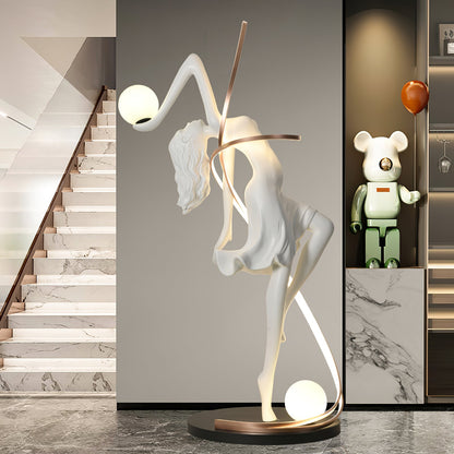 Misha Goddess Statue Floor Lamp