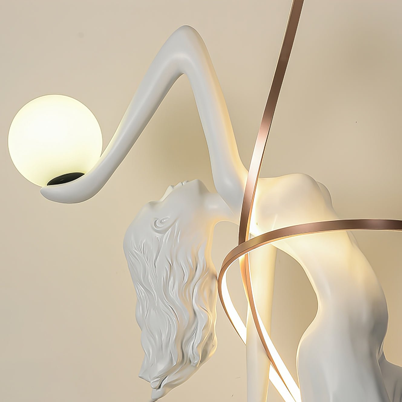 Misha Goddess Statue Floor Lamp