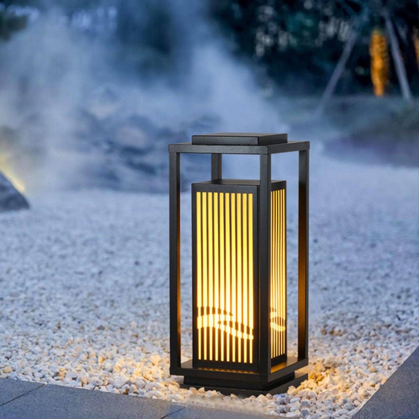 Square Cage Outdoor Light