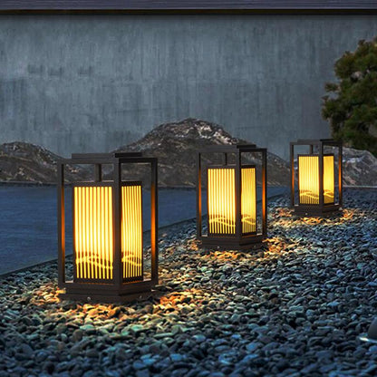 Square Cage Outdoor Light