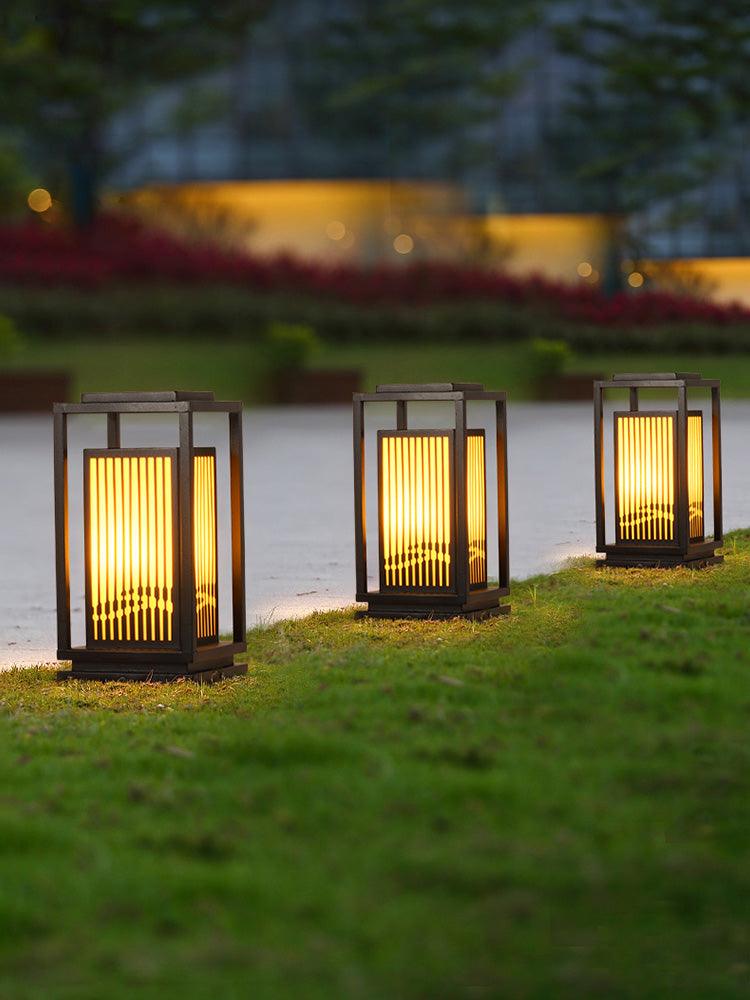 Square Cage Outdoor Light