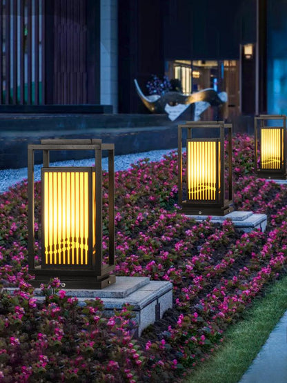 Square Cage Outdoor Light