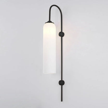 Moderne Glaswandlampe