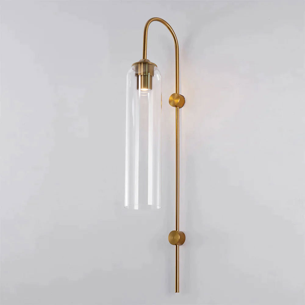 Moderne Glaswandlampe