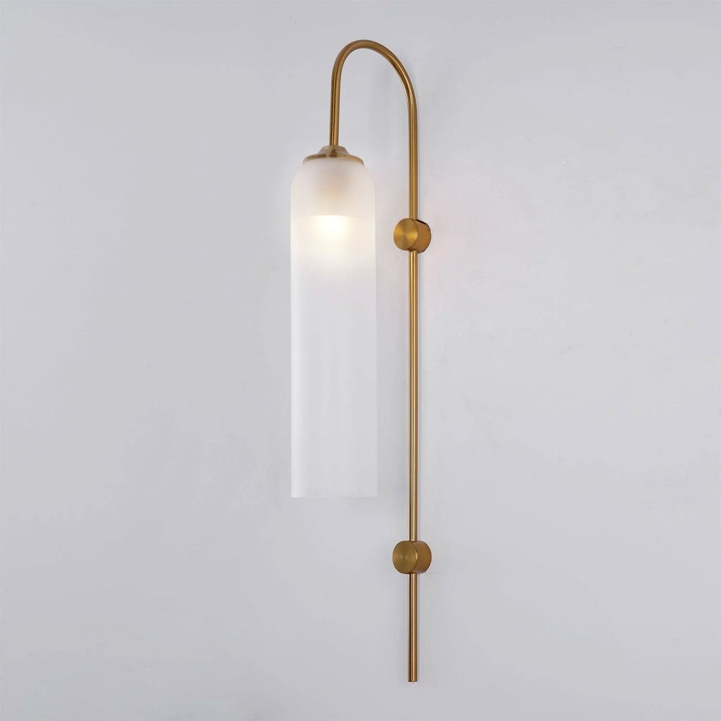 Moderne Glaswandlampe