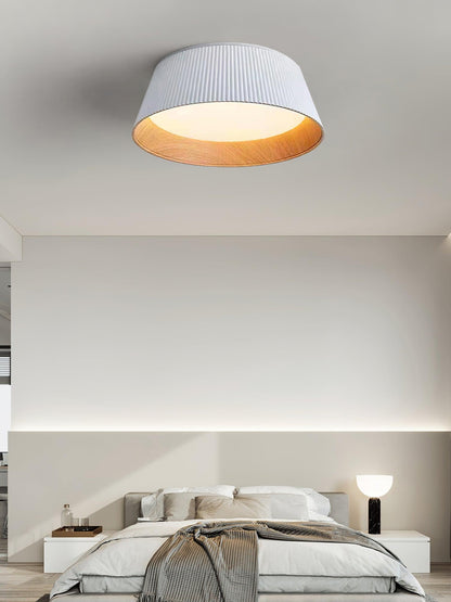 Modern Ribbed Ceiling Light