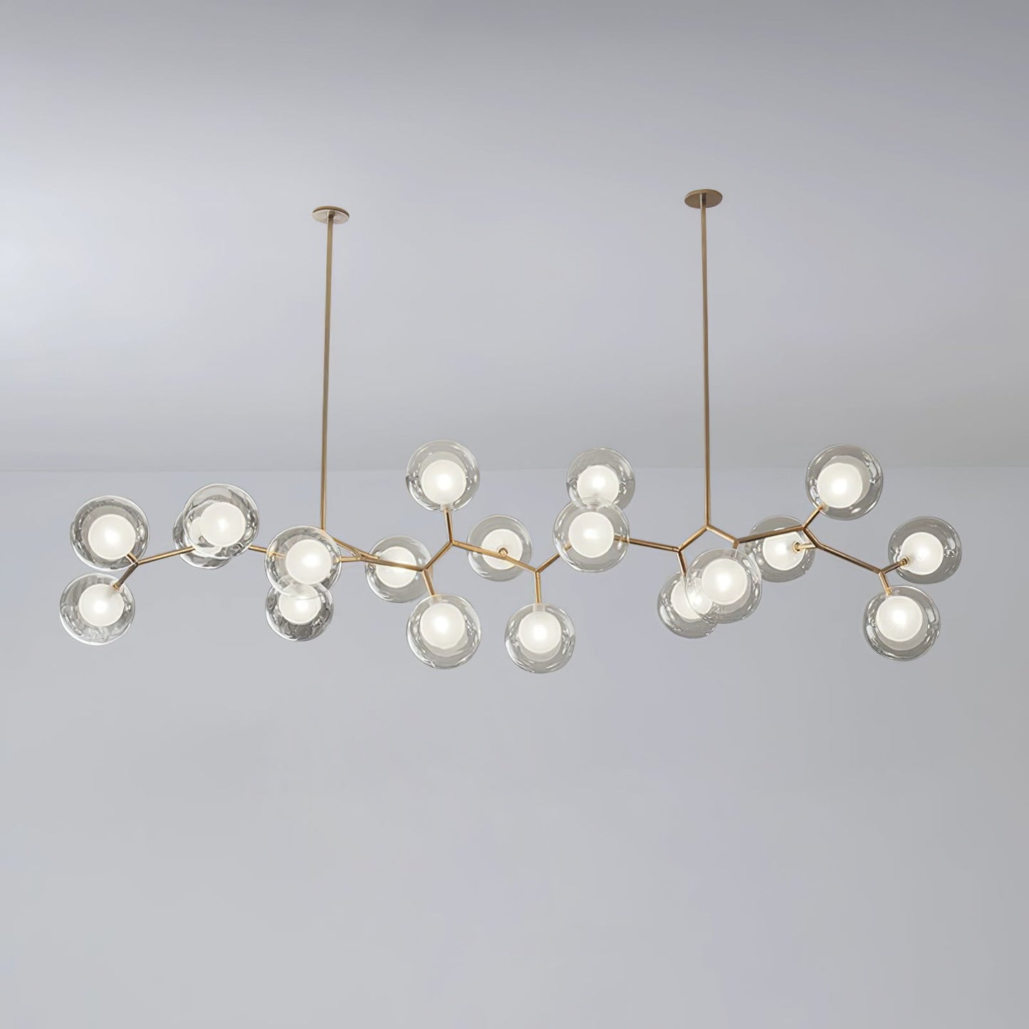 Molecular Glass Balls Chandelier