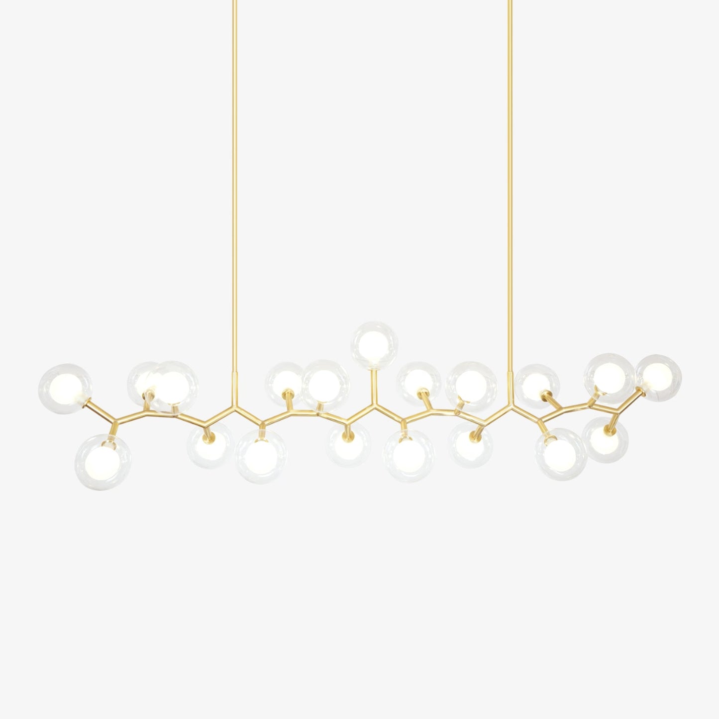 Molecular Glass Balls Chandelier