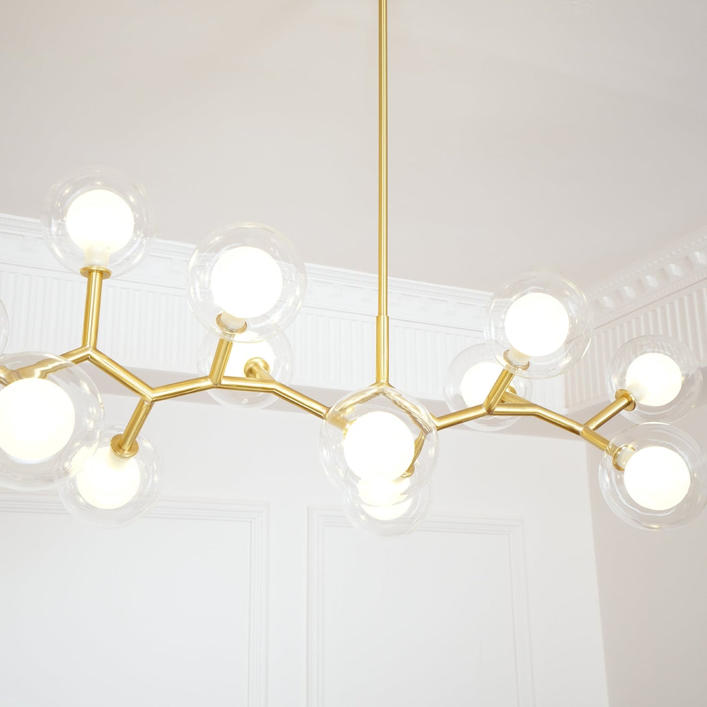 Molecular Glass Balls Chandelier