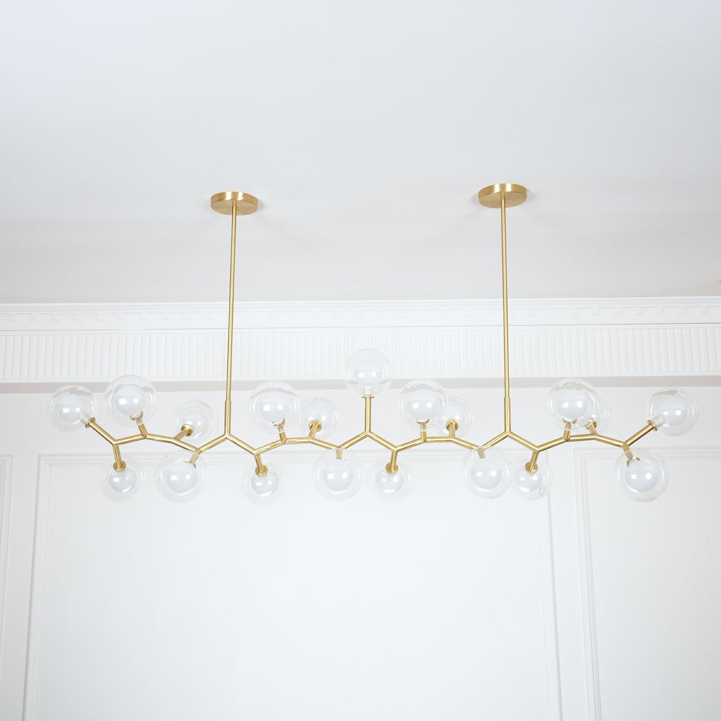 Molecular Glass Balls Chandelier