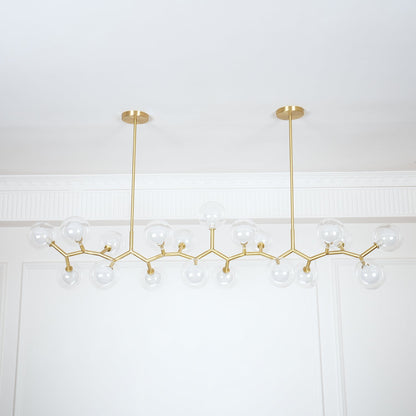 Molecular Glass Balls Chandelier