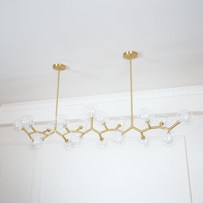 Molecular Glass Balls Chandelier