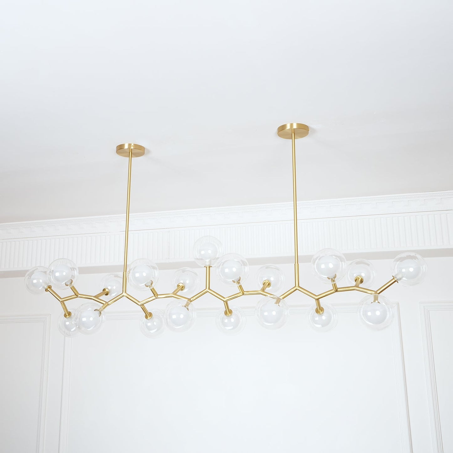 Molecular Glass Balls Chandelier