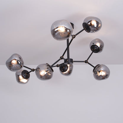 Molecular Glass Chandelier