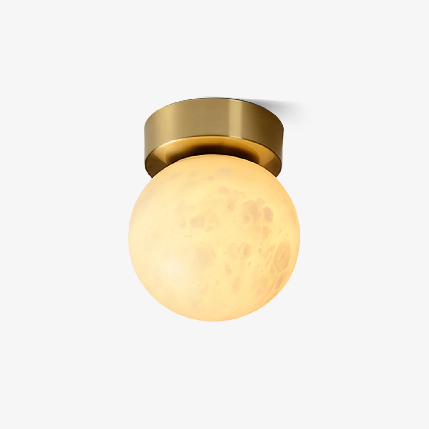 Moon Alabaster Ceiling Light