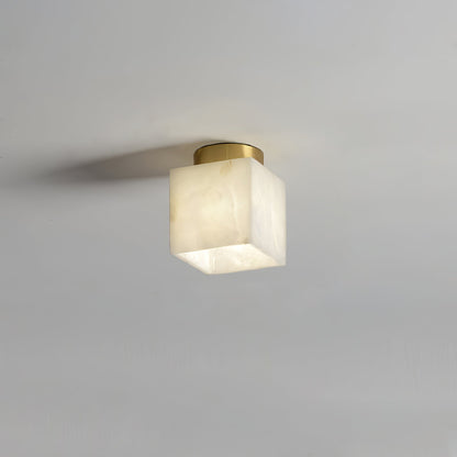 Moon Alabaster Ceiling Light