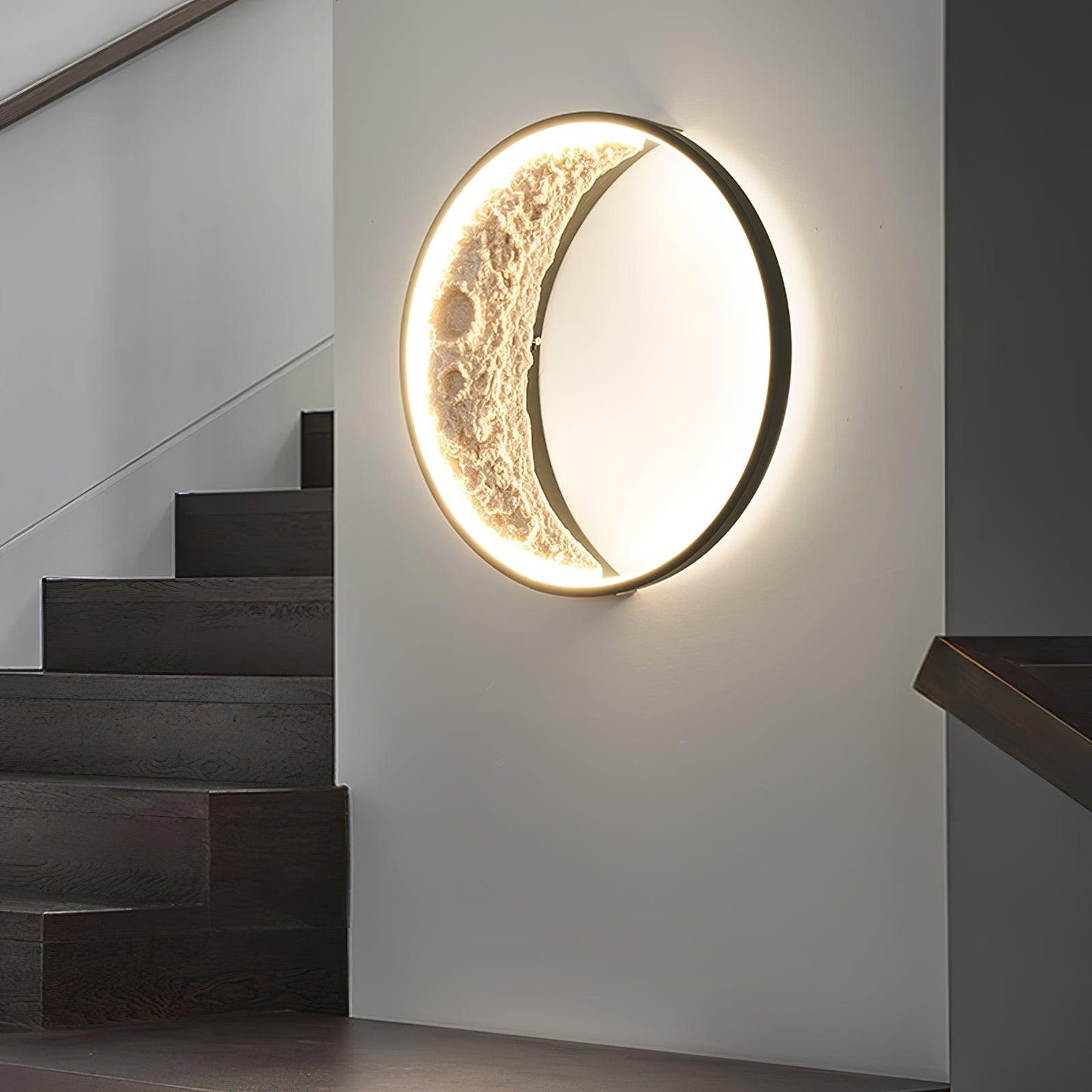 Mond Wandlampe