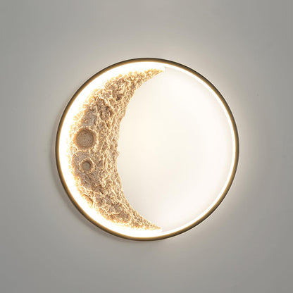 Mond Wandlampe