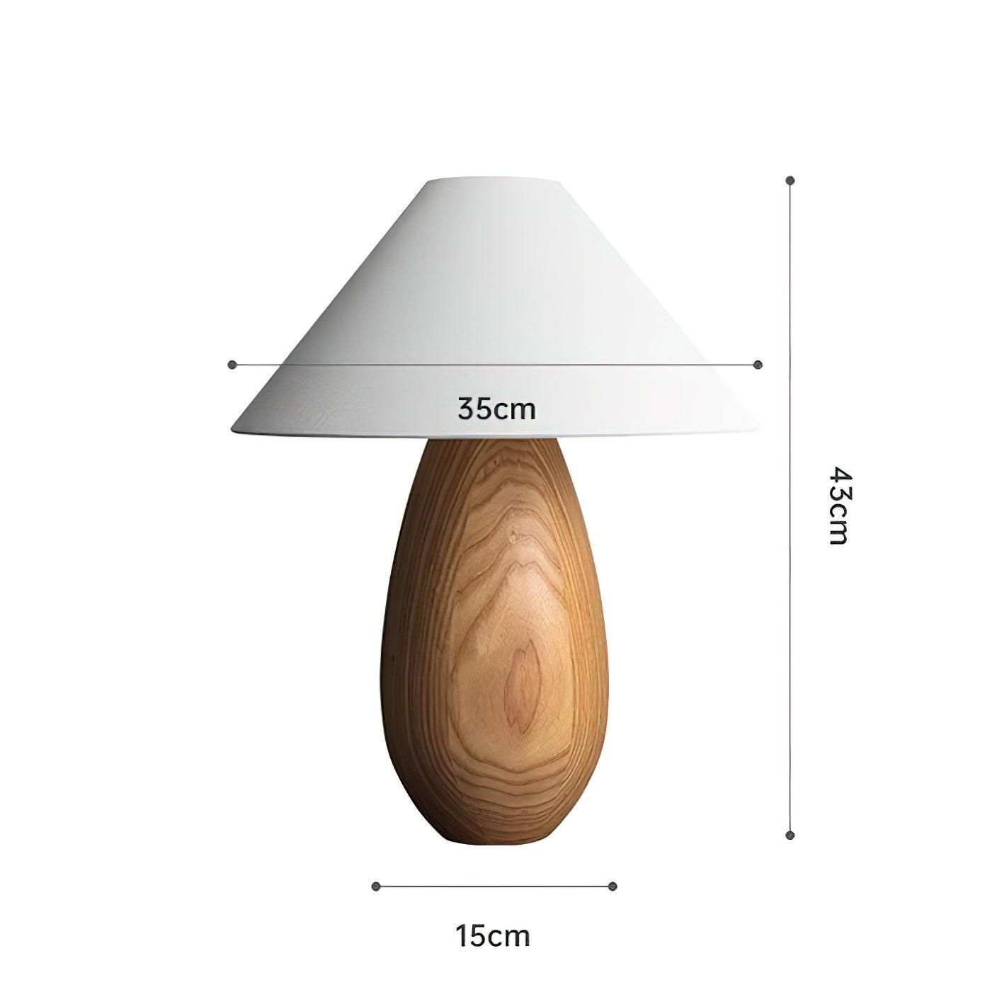 Mountain Wood Table Lamp