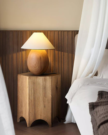 Mountain Wood Table Lamp