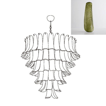 Murano Glass Petals Chandelier