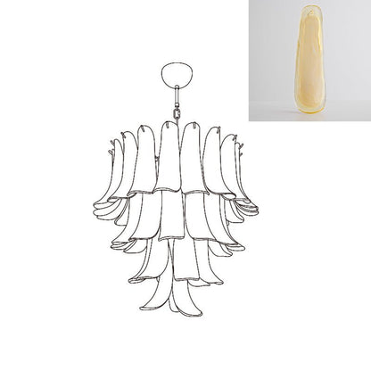 Murano Glass Petals Chandelier
