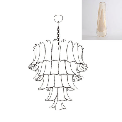 Murano Glass Petals Chandelier
