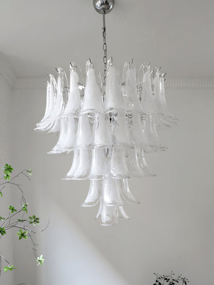 Murano Glass Petals Chandelier