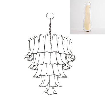 Murano Glass Petals Chandelier