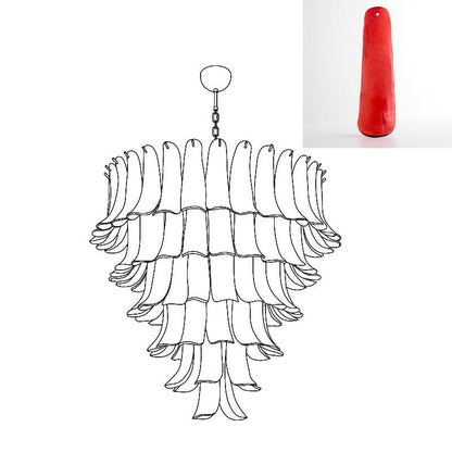 Murano Glass Petals Chandelier