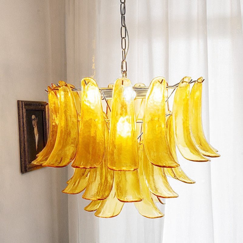Murano Glass Petals Chandelier