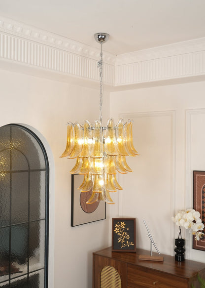 Murano Glass Petals Chandelier